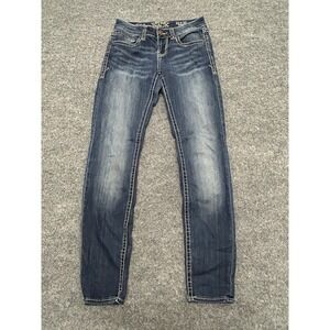 Buckle Jeans Womens Size 25 Blue Skinny Fit Dark Wash Stretch Denim Fit No.53